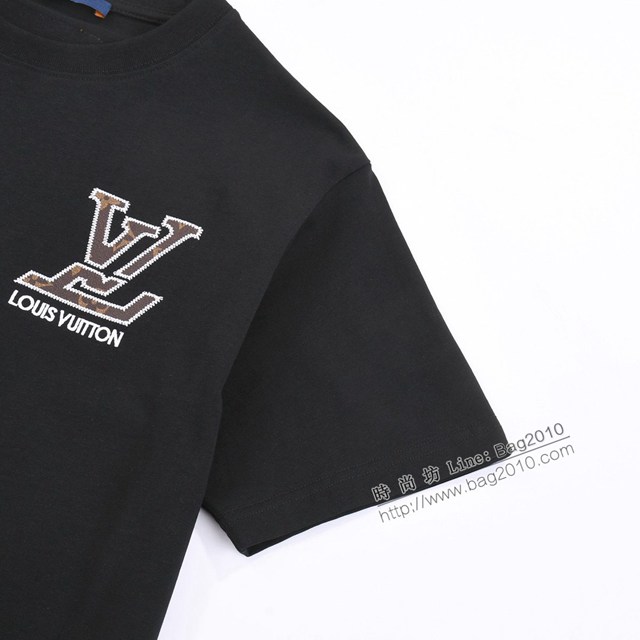 Louisvuitton路易威登Lv專門店2023SS新款刺繡T恤 男女同款 tzy2816